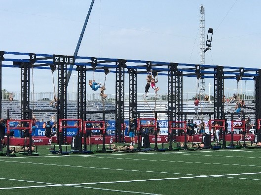 Crossfit Athlete with Weights