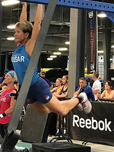 Crossfit Athlete with Weights