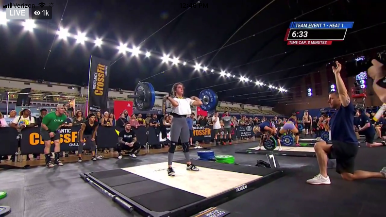 Crossfit Athlete with Weights